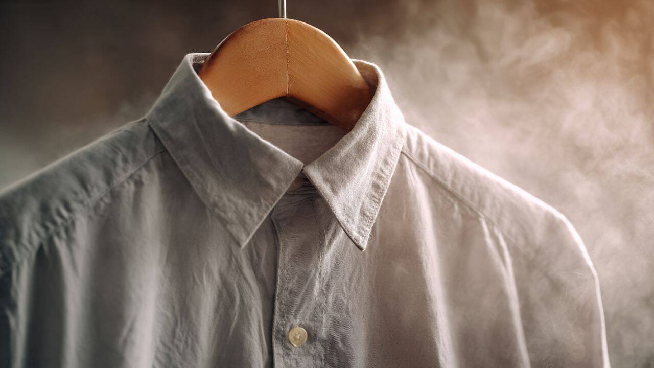 Hang clothes in a steamy bathroom <br>