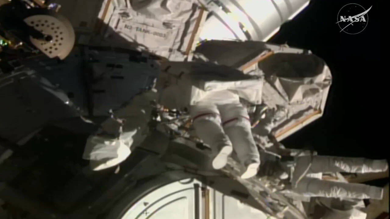 Watch: Indian-origin Nasa astronaut Anil Menon embarks on historic ISS spacewalk