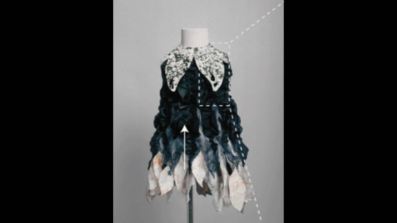 Scientists in China create a self-healing dress from living fungus that repairs its own tears and biodegrades naturally
