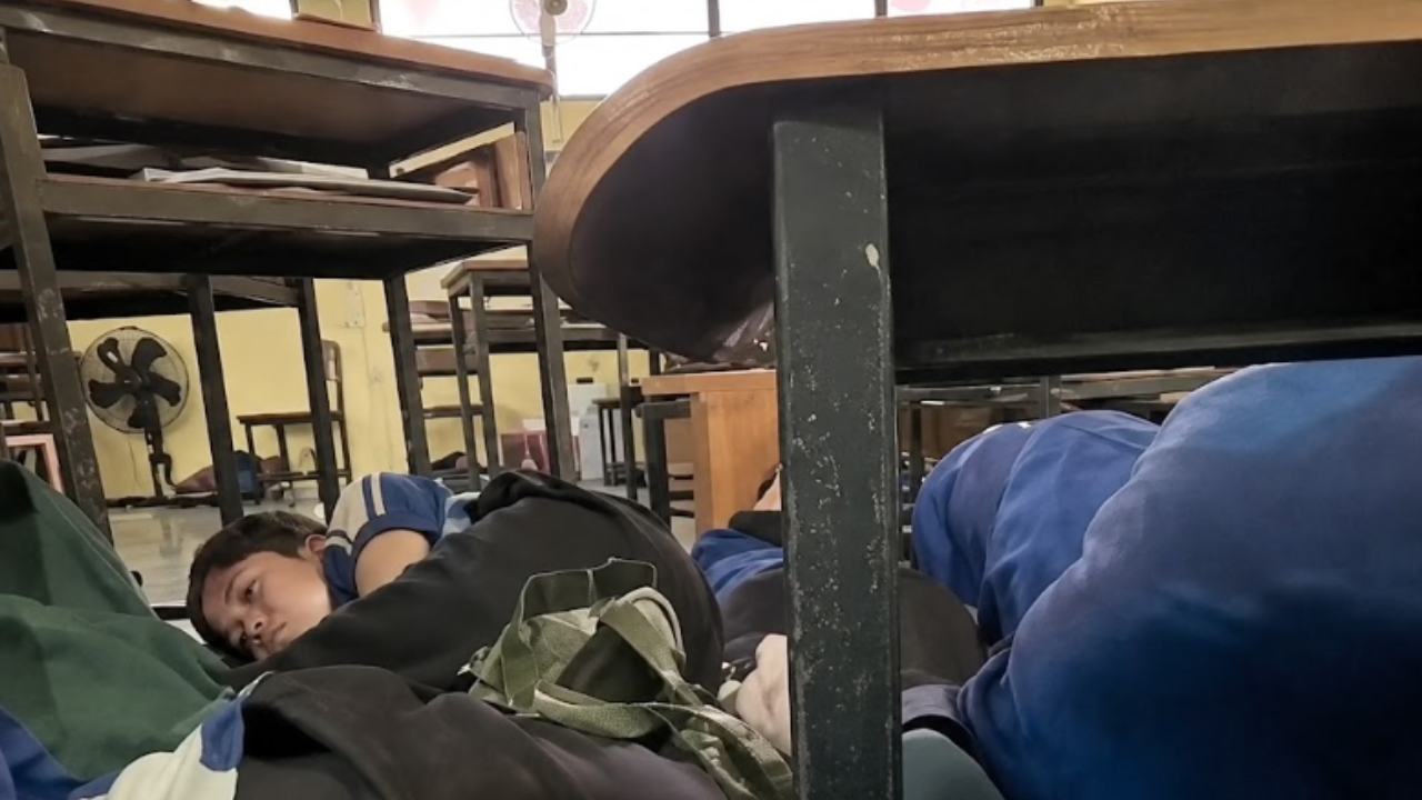 Watch: Scared Thailand school students duck under desks as gunshots ring out; 8 dead