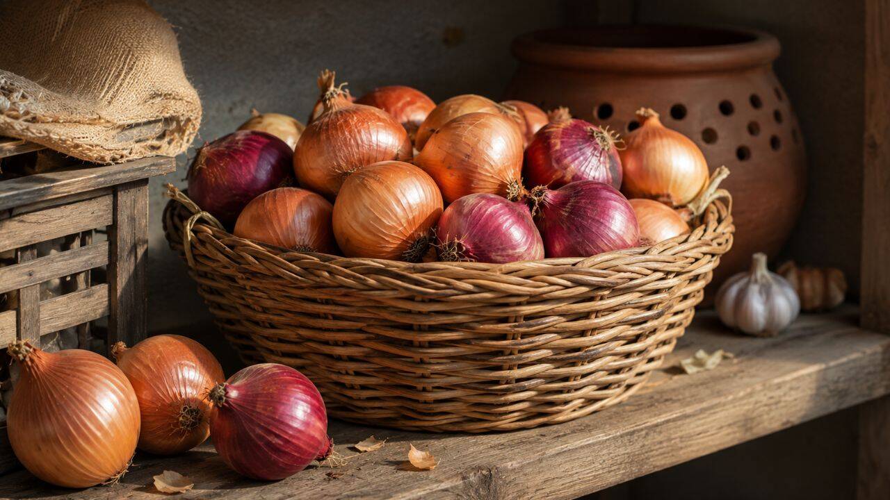 <br>Store onions in a cool and dry place<br><br>