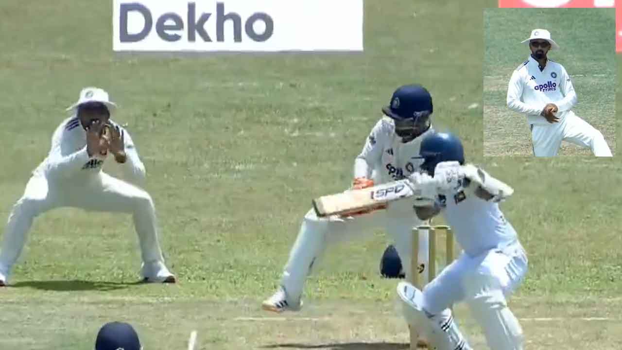 Blunder! KL Rahul's dropped catch proves costly for India in Colombo - WATCH