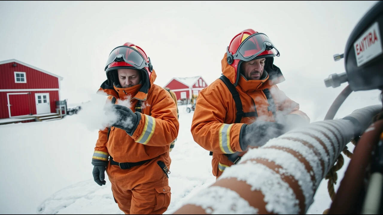 US Fire Service In Antarctica: Frozen desert fuels fire risk
