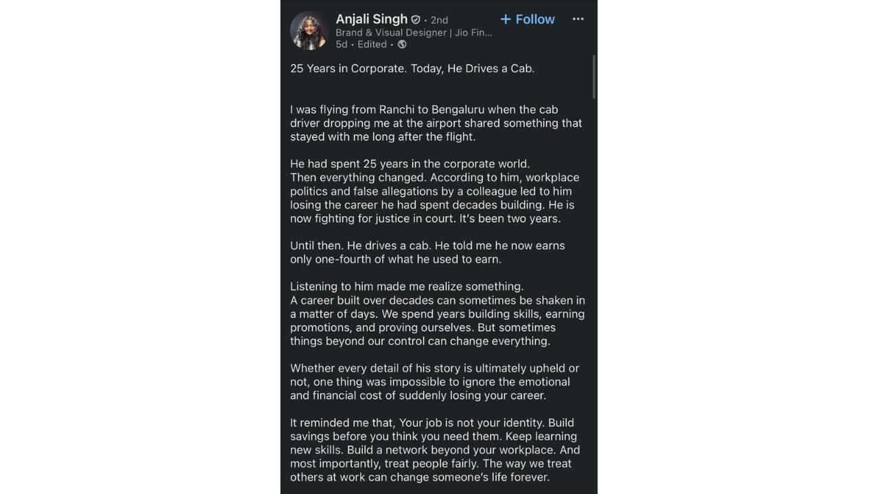 LinkedIn post