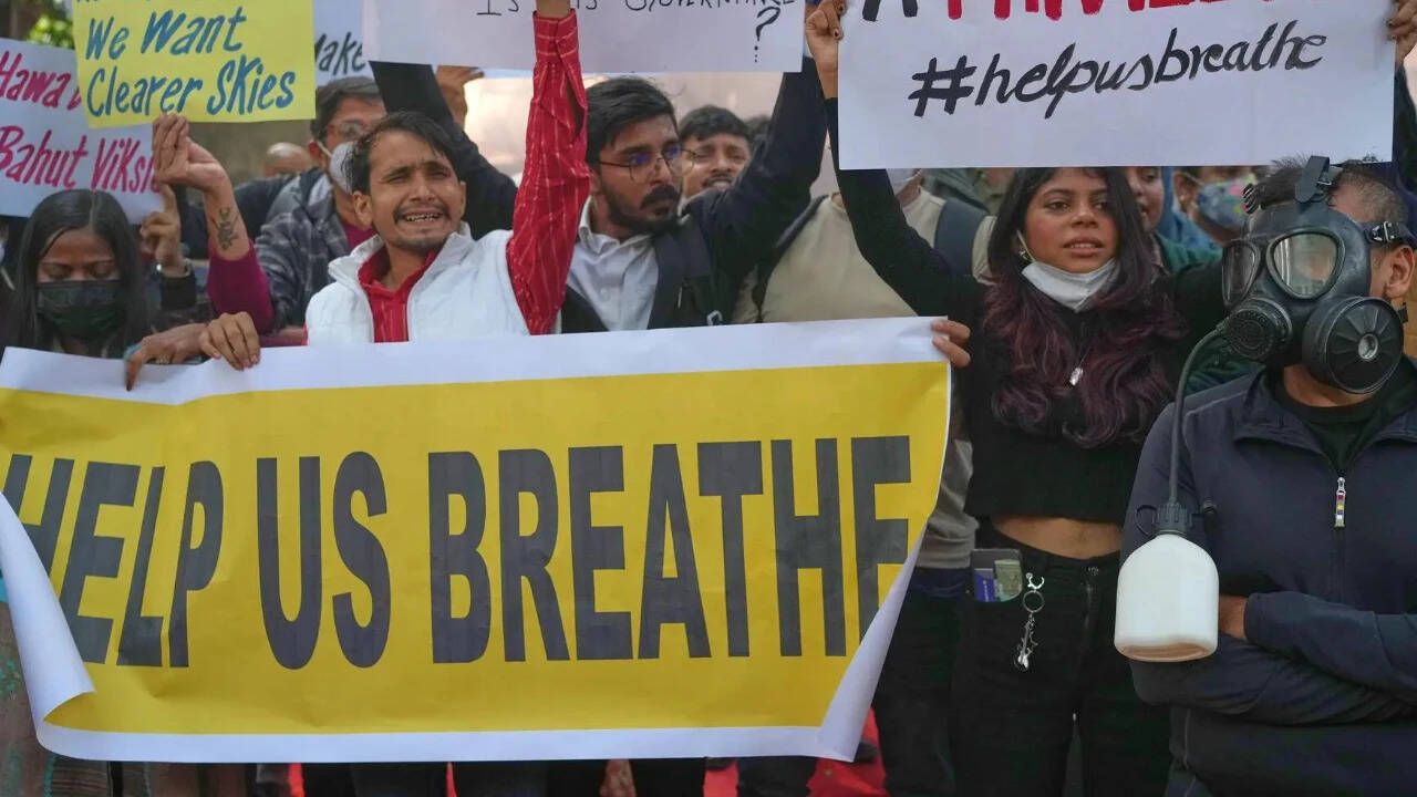 Anti-pollution protest
