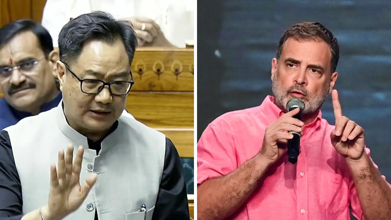 'Should have gone to Ranchi': Rijiju takes dig at Rahul Gandhi over Prayagraj event