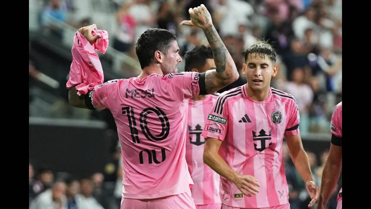 De Paul scores long-range stunner for Inter Miami, unveils Messi No. 10 jersey in tribute