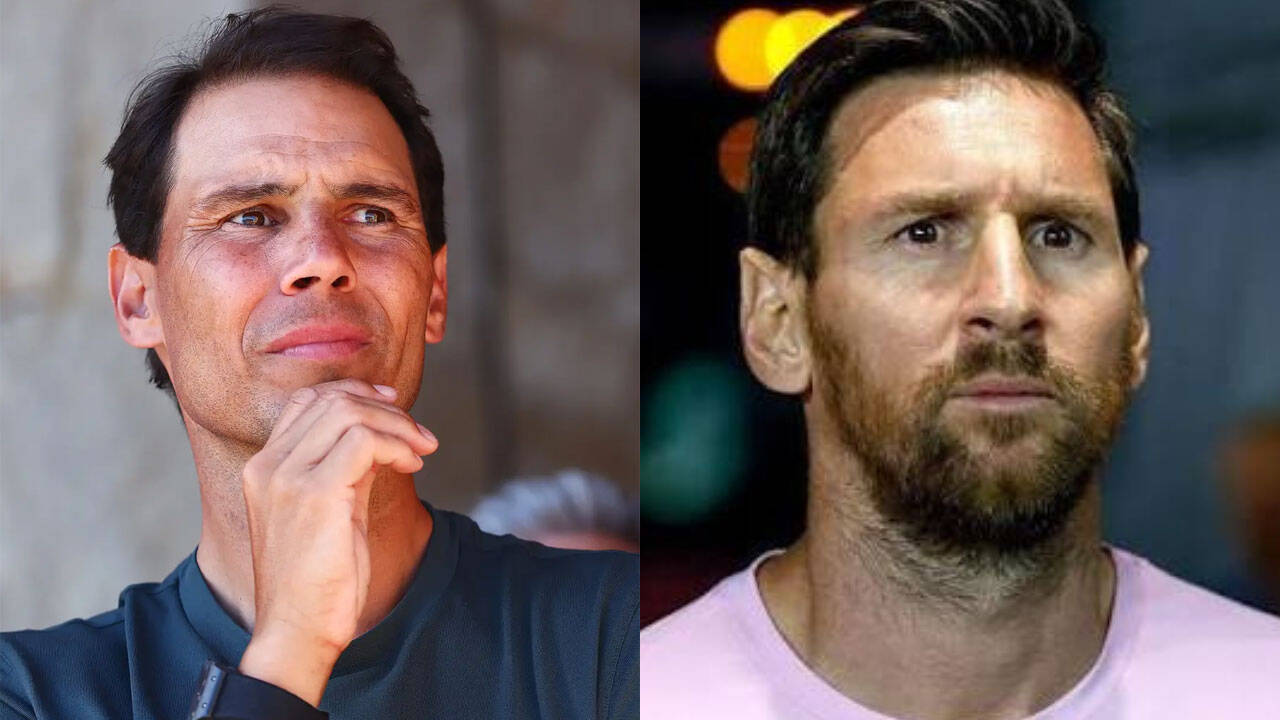 Nadal says 'Can't imagine the pain' in tribute to Lionel Messi after his father's death