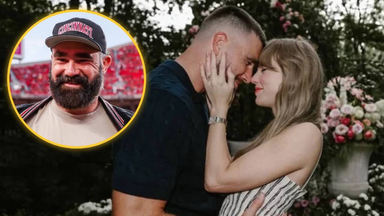 Jason Kelce cried watching Travis Kelce and Taylor Swift get married