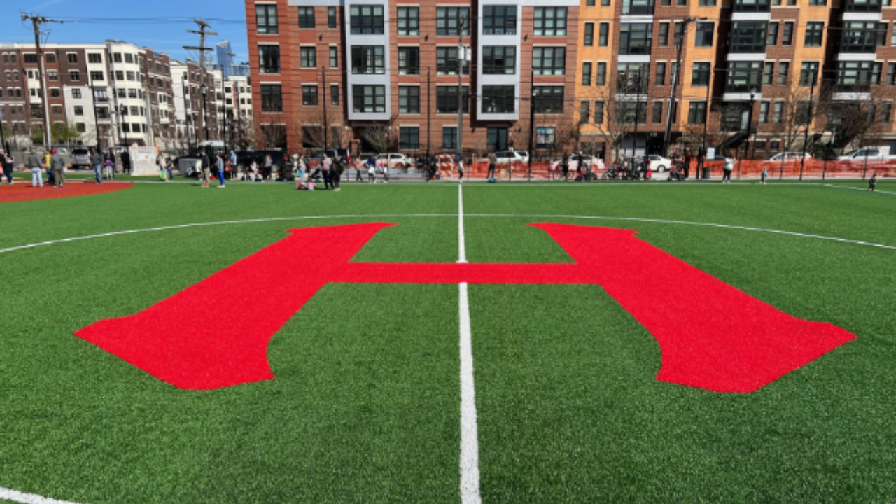 In 2023, Hoboken opened a 5.4-acre park on a former industrial site; its playgrounds can...