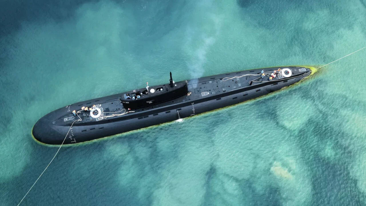 Satellite imagery shows Russia adapting submarine defences amid drone threats