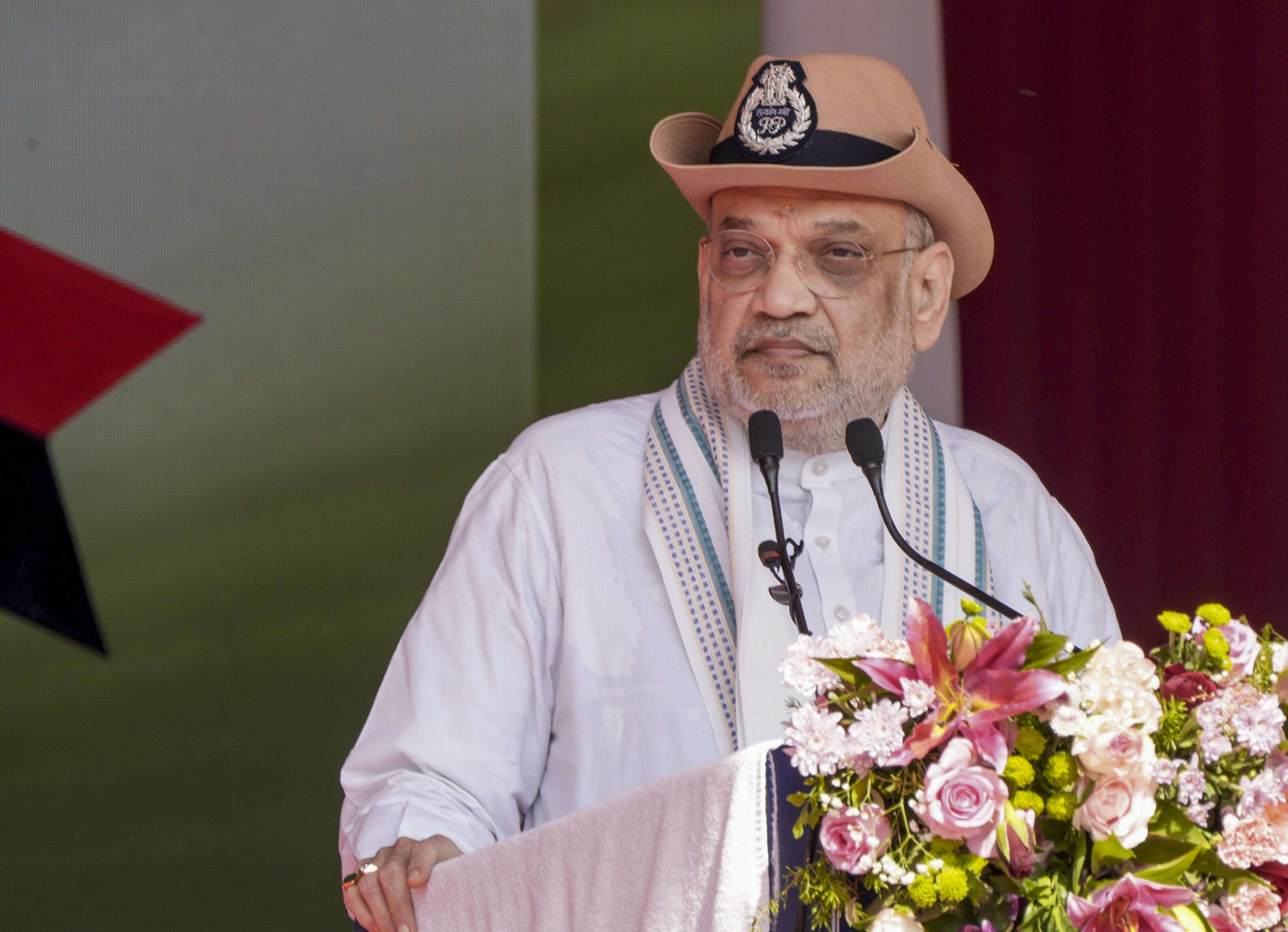 Amit Shah’s helicopter diverted as heavy rain disrupts flight plans near Chennai