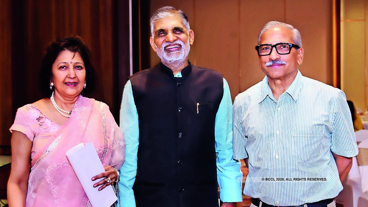 (L-R) Madhuri Halwasiya, Sudhir Halwasiya and Anand Prakash Maheshwari