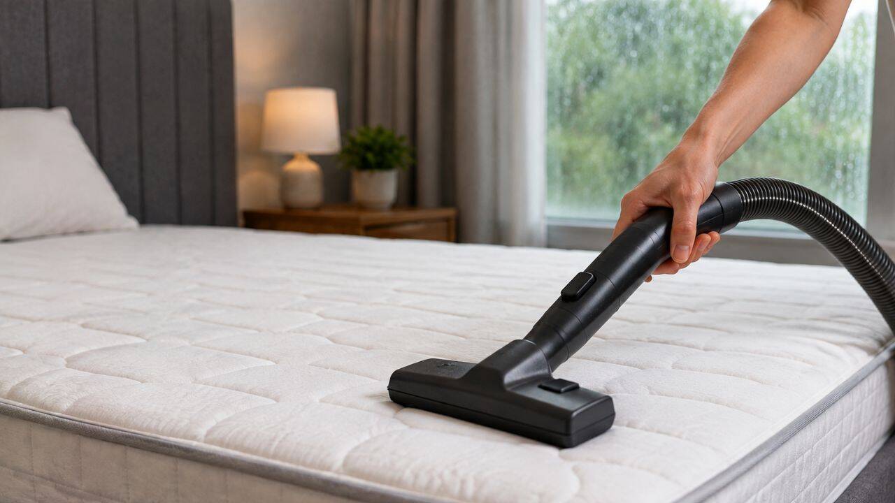 Use a vacuum cleaner after surface cleaning<br>