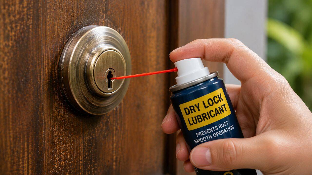 Use a dry lock lubricant in the keyhole<br><br>