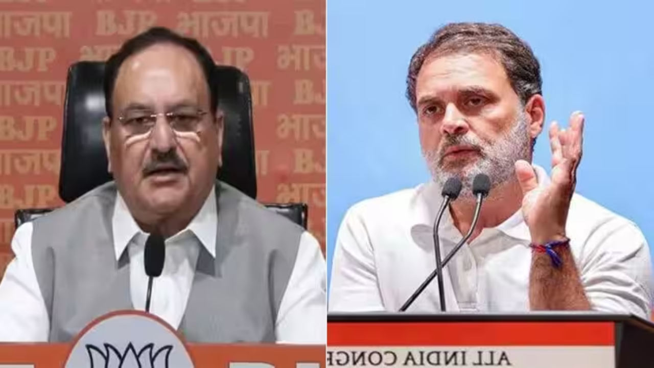 Parliament Ruckus: Nadda Accuses Rahul of Shifting Goalposts, Disrupting House