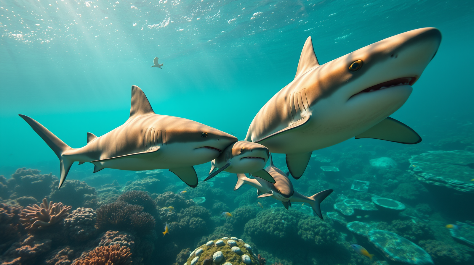 Bull Sharks Prefer Relatives: In Fiji they repeatedly meet at the same reef