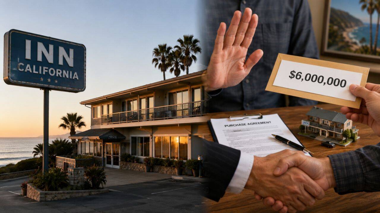 In 2011, a California hotel rejected $6 million; the deal reached $16.25 million