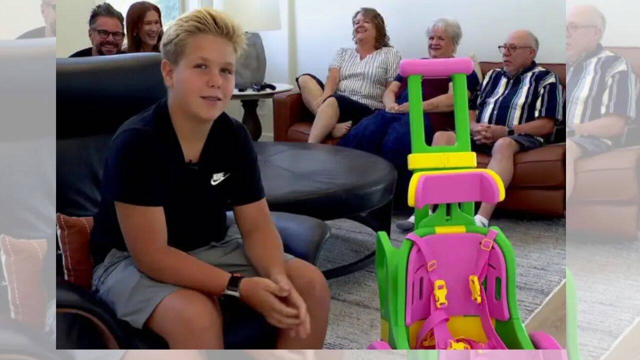 Meet Zac Waters, the 13-year-old who spent 300 hrs 3D-printing wheelchair for a 21-month-old