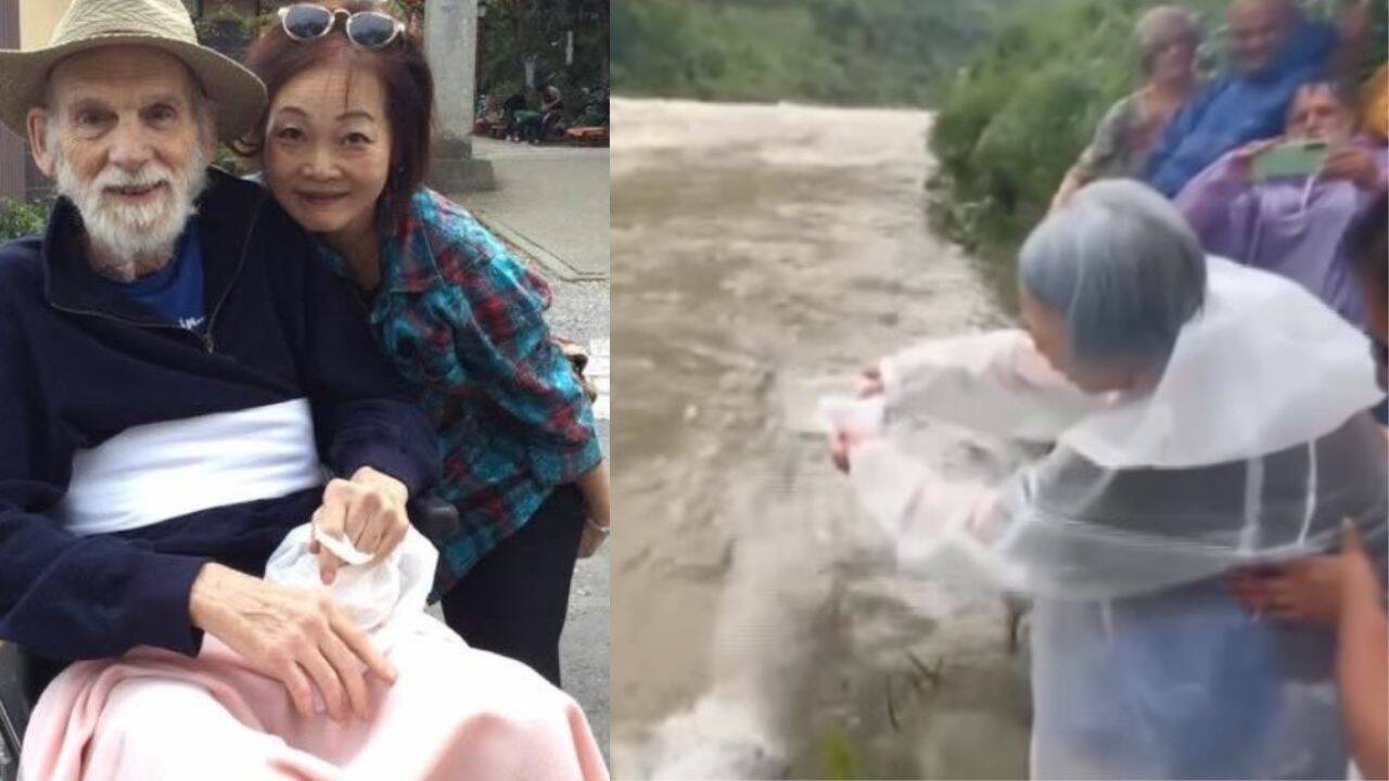 Emotional Journey To Bageshwar: Japanese widow keeps promise in Saryu ritual; town’s sacred pull endures