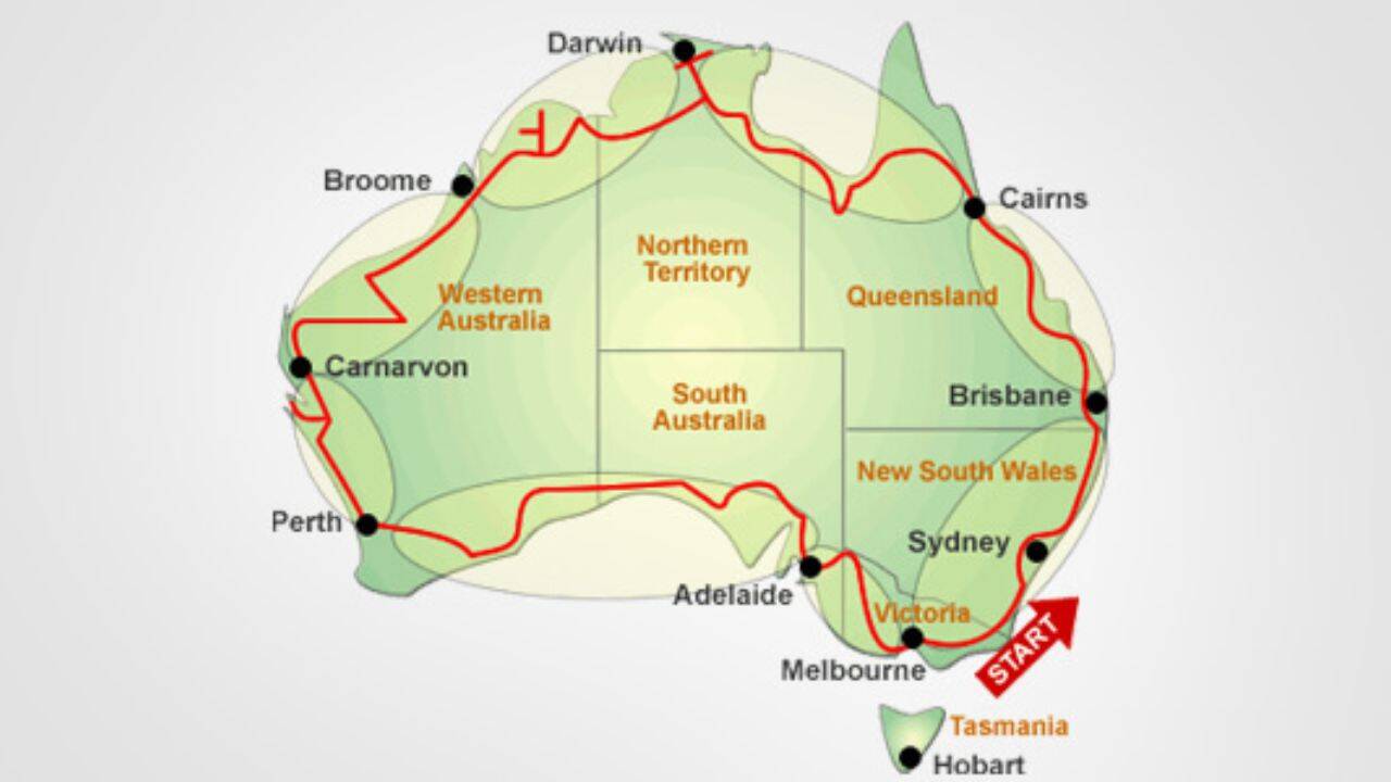 Why the National Highway 1 follows the coastline