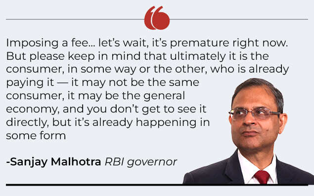 RBI governor's statement
