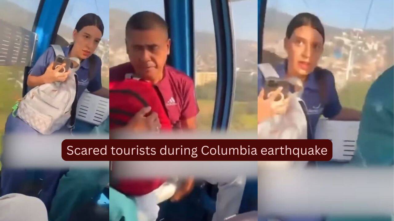 Video of scared tourists