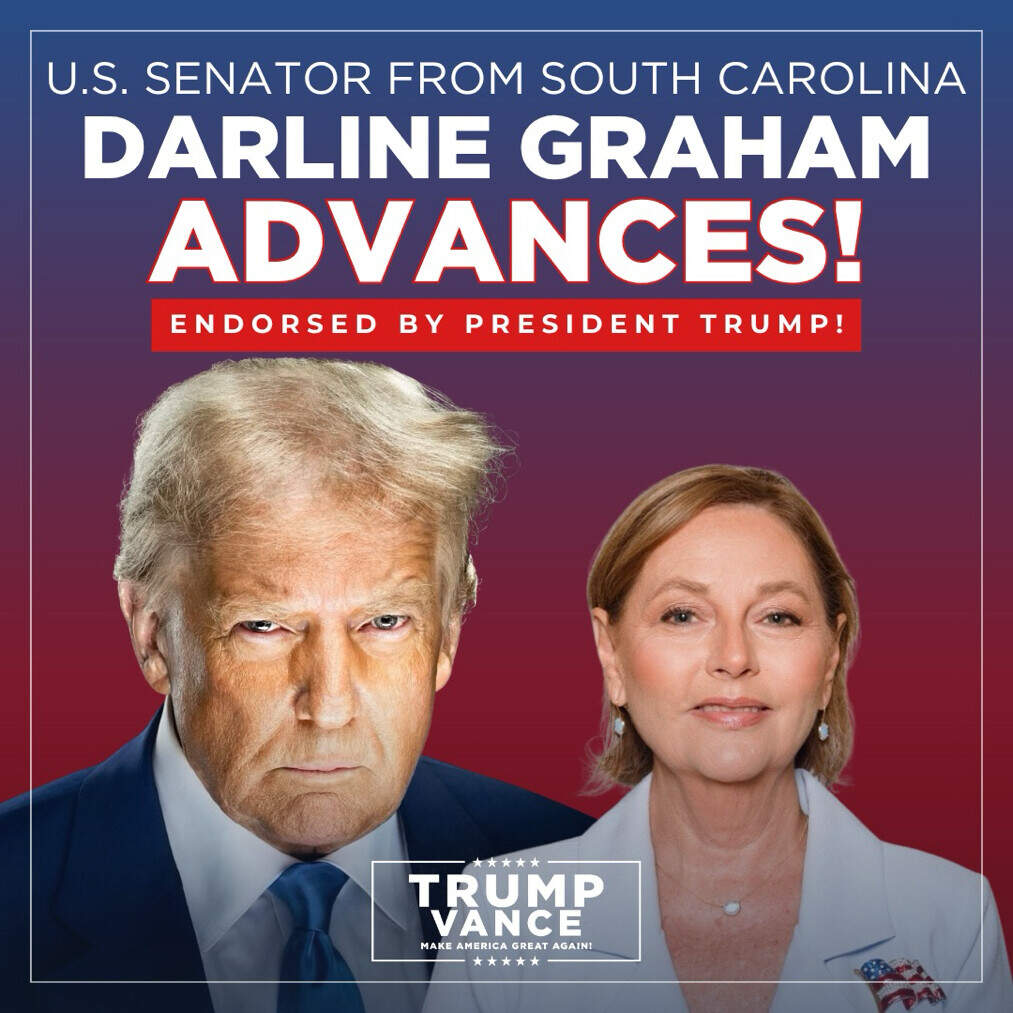 Trump congratulated Graham on her win. (Photo: @realDonaldTrump)