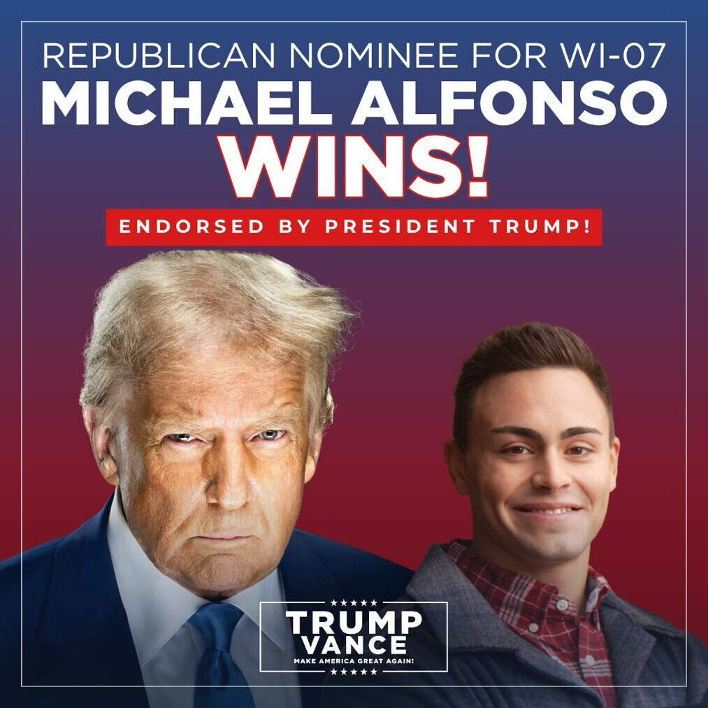 Trump congratulated Alfonso on Truth Social. (Photo: @realDonaldTrump)