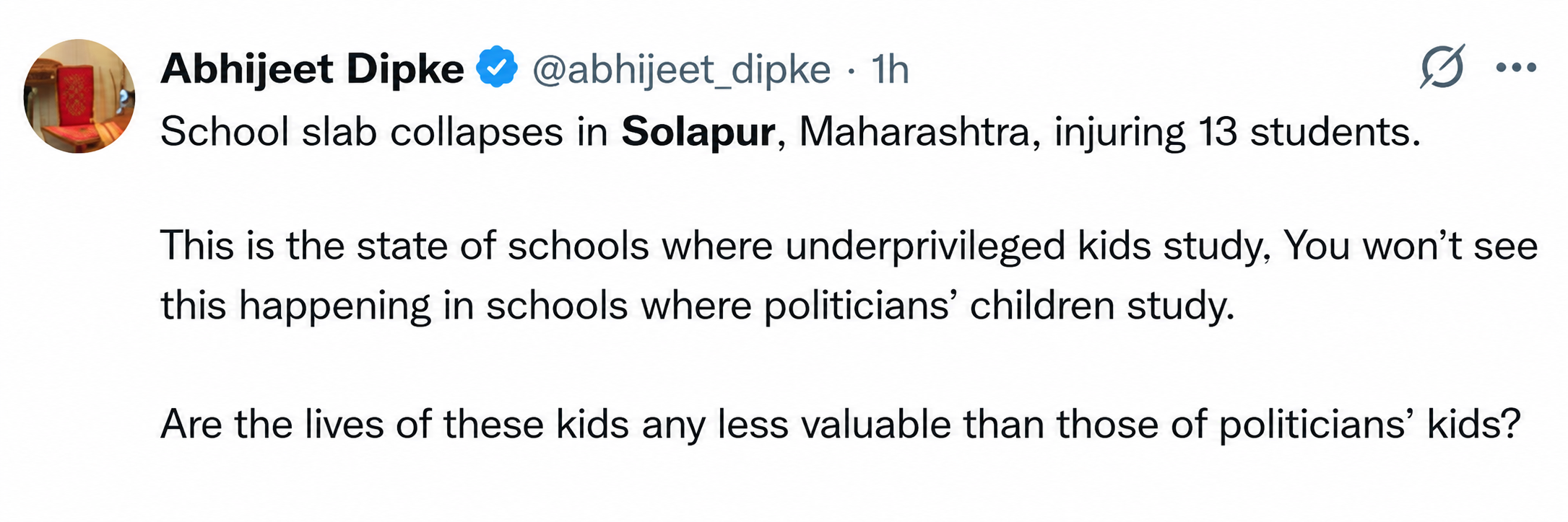 Abhijeet Dipke on X
