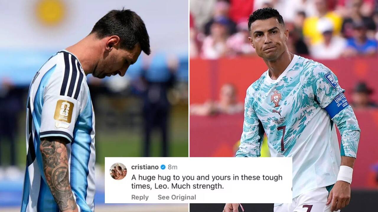 'Leo, stay strong': Ronaldo sends message to Messi after father's death