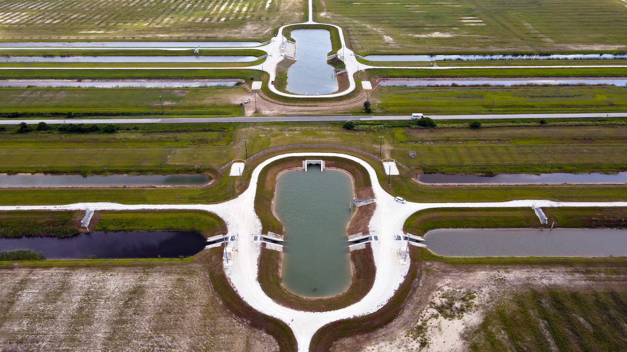 Florida completed a 2,560-acre stormwater treatment landscape with 4,750 acre-feet of storage