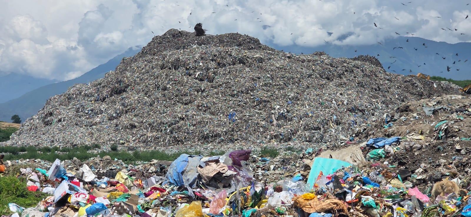 Fresh waste continues to be dumped daily