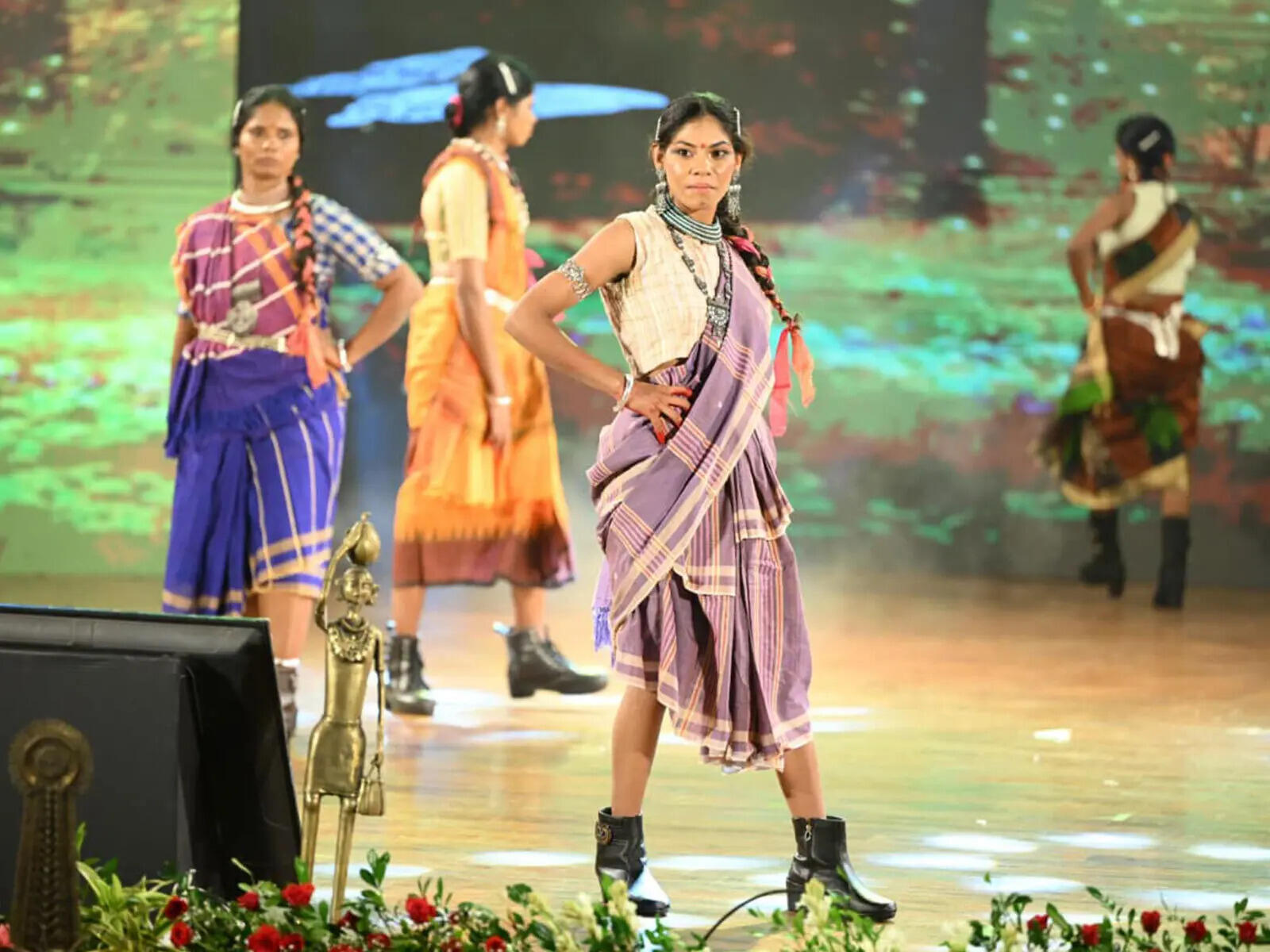 Surrendered women Maoists steal show at fashion event