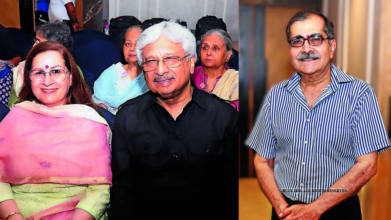 (L) Neelam and Kiron Chopra (R) Nisheeth Kapoor