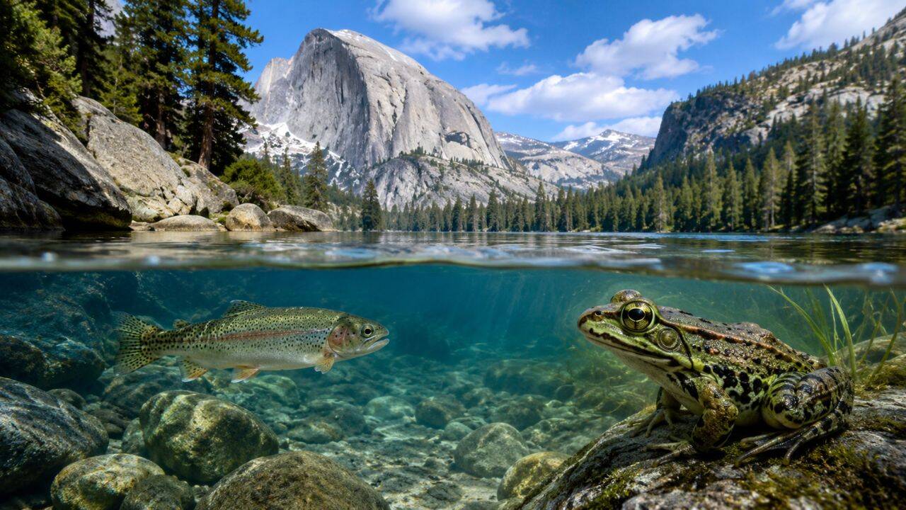 In 1877, trout entered Yosemite’s fish-free lakes. Now native frogs are returning