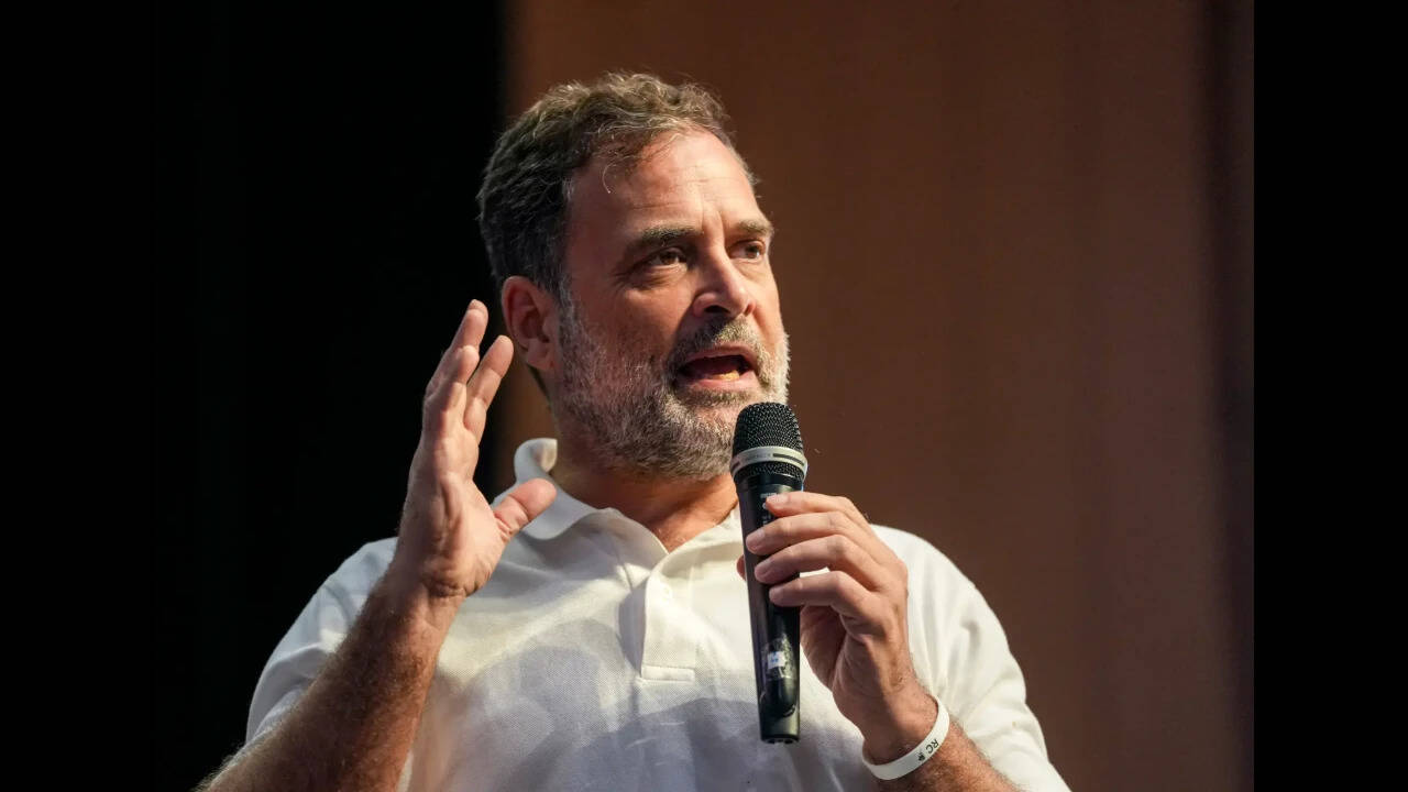 Rahul Gandhi at Congress convention takes aim at PM Modi, Amit Shah