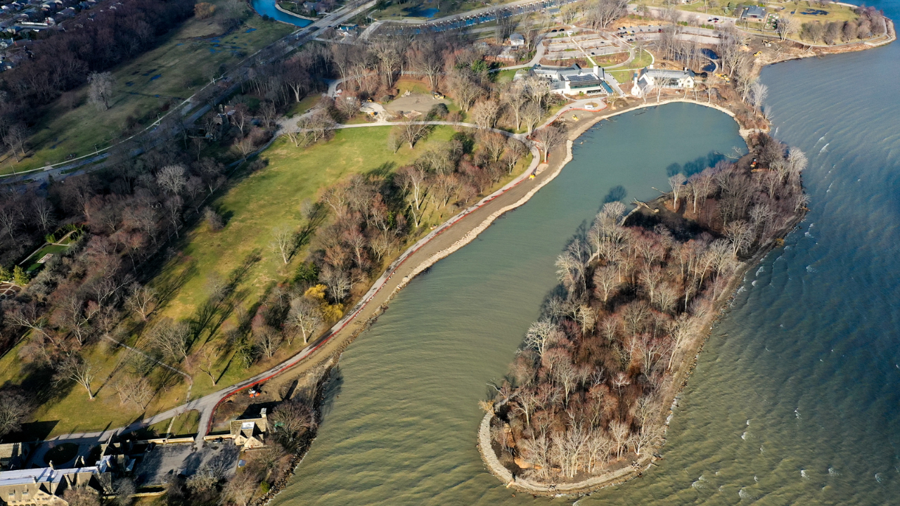 Michigan's historic Ford House is replacing concrete shoreline with natural habitat