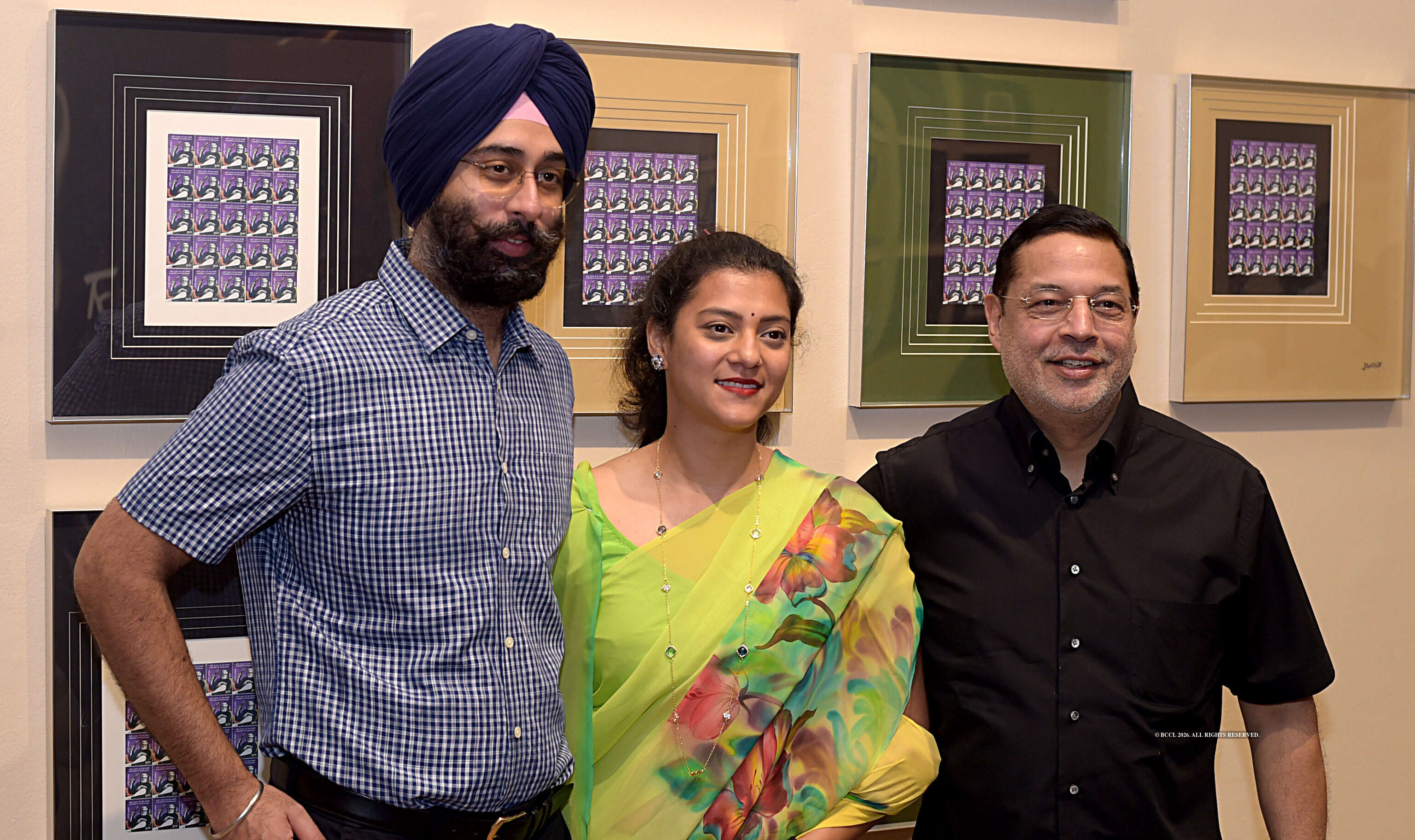 (L-R) Nirvan &amp; Mriganka Singh Sandhu and Tikka Shatrujit Singh