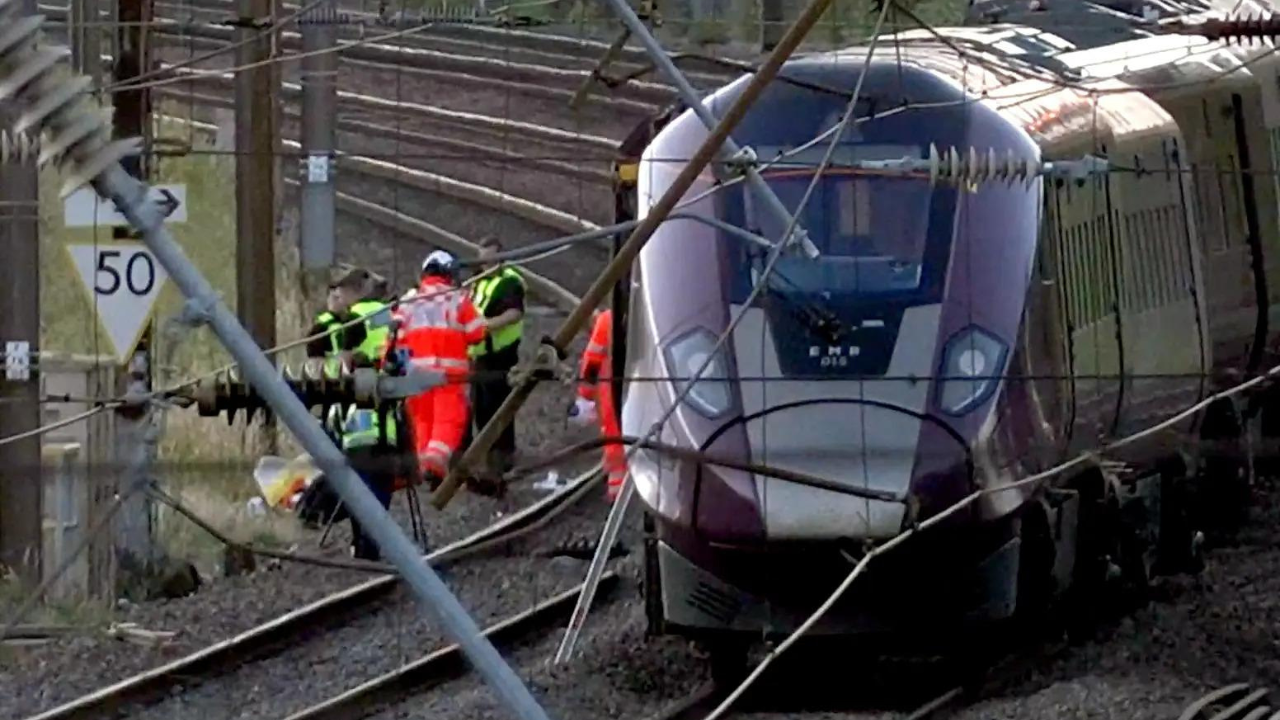 Passenger train derails, flips on side near UK's Lewes; rail routes disrupted