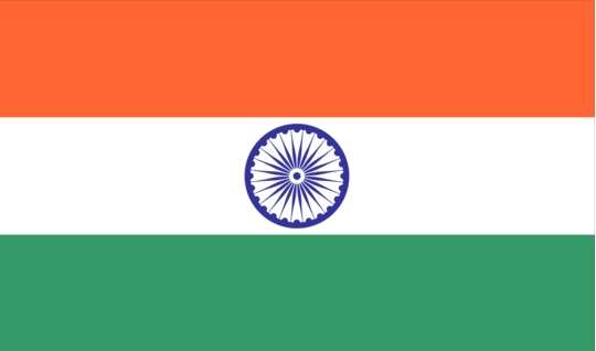 The saffron colour of the flag was created by Bengal Chemicals and named Indian Saffron in 1931<br>