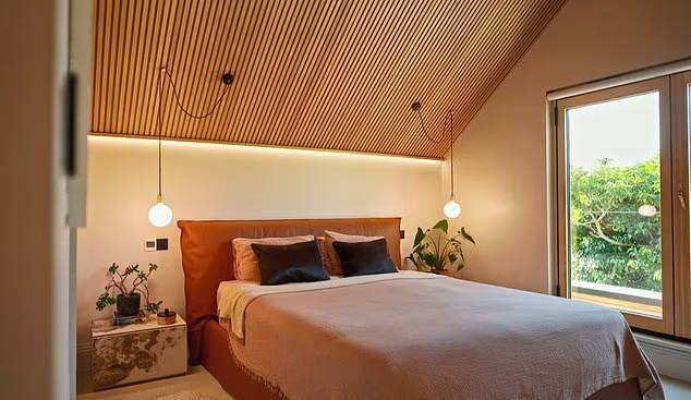 The couple’s new master bedroom is part of the stunning transformation of their 1930s Canterbury home.