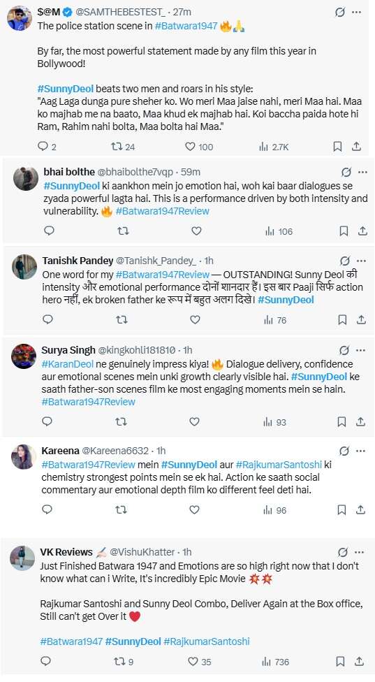 Sunny Deol earns praise for his intense, vulnerability and emotional performance, fans say, 'Aankhon mein jo emotion hai, woh kai baar dialogues se zyada powerful lagta hai' 2 Comments