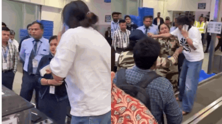 Video: Woman damages gear worth Rs 49k at Bhubaneswar airport after flight cancelled