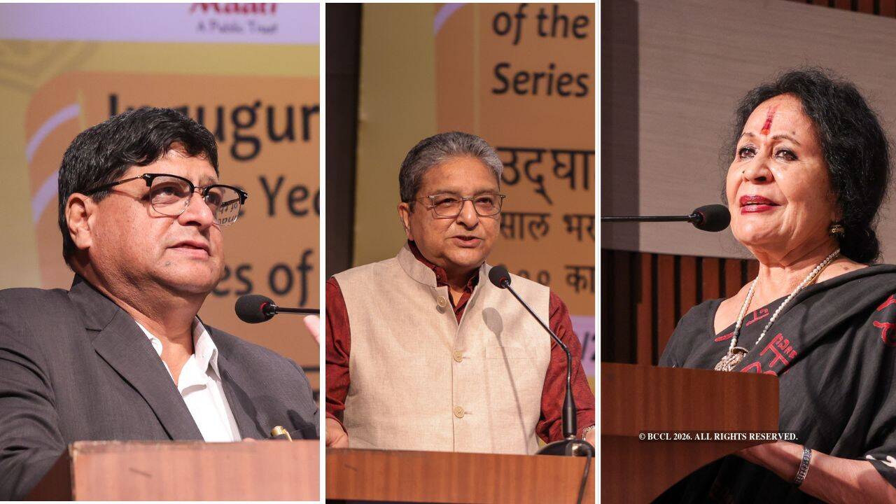 (L-R) Justice (retd) Sudhanshu Dhulia, former judge of the Supreme Court, Justice (retd) Vineet Saran, former judge of the Supreme Court, Sonal Mansingh, Odissi and Bharatanatyam exponent<br>