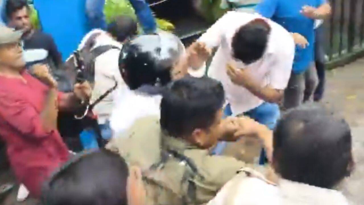 Former TMC MLA Attacked by Crowd in RG Kar Cremation Case