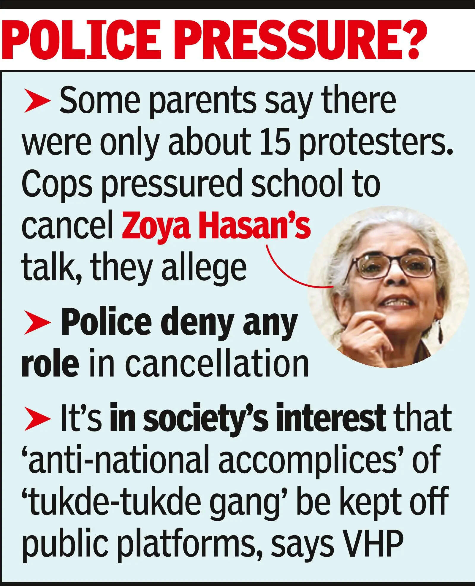 After protest, city school cancels JNU prof’s talk on pluralism at I-Day event