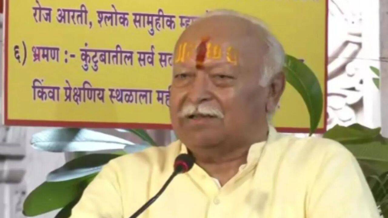 RSS Chief Mohan Bhagwat Says Many Forces Oppose India's Rise as 'Vishwaguru'