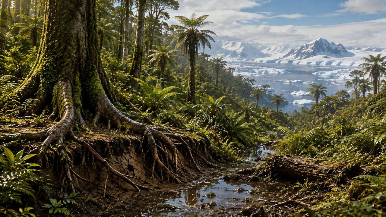 South Pole rainforest: Fossil roots reveal ancient Antarctica’s wet forest<br>
