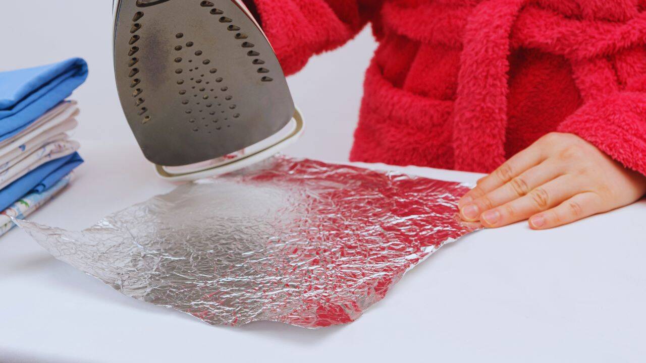 The foil trick helps spread heat evenly